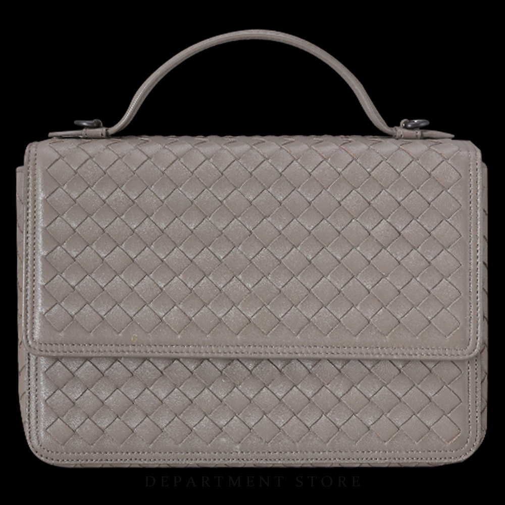 BOTTEGA VENETA(USED)보테가베네타 인트레치아토 위빙 탑 핸들 숄더백